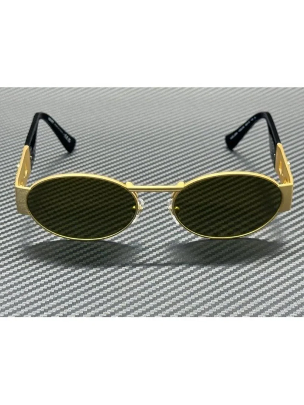New Versace Men Gold Sunglasses 56-18-140